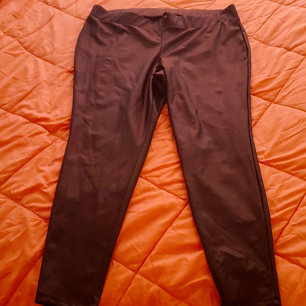 Plus size  leather leggings